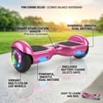 thumbnail image 2 of Mosta Hover Electric Scooter Board for Kids & Adults, 9 mph & 9 Miles All Terrain Self-Balance Scooter with Bluetooth and Led Lights,6.5 inch,165 lbs capacity,LED Light,Perfect Gift, 2 of 7