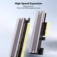 thumbnail image 3 of M.2 NVMe SSD To PCIE 4.0 Adapter Card, SSD Expansion Card Stable Transmission  For 2242 2230 SSD For, 3 of 8