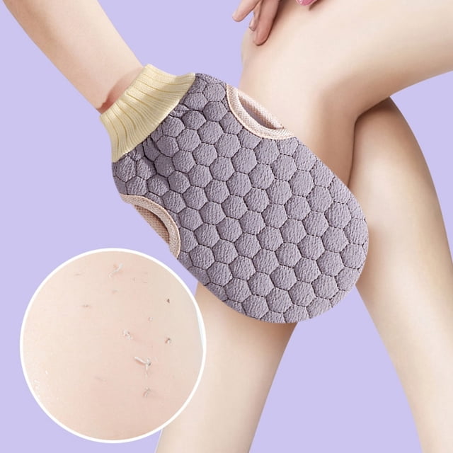 Serviette de Bain à Récurer Double Face en Sable Fin pour Femmes - Style Gant