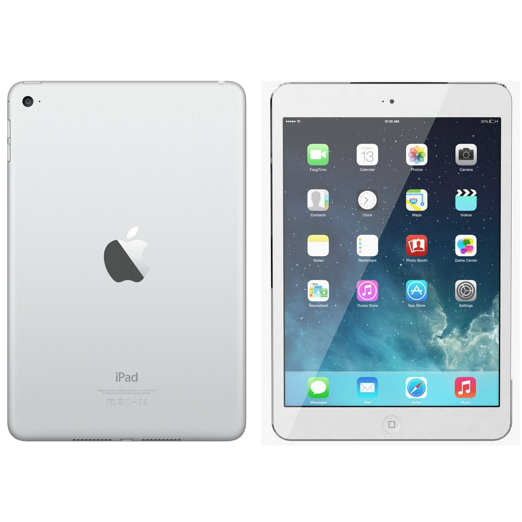 Restored Apple iPad mini 16GB Wi-Fi, 7.9" - White & Silver - (MD531LL/A) (Refurbished)