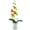 Green, variant on Grandest Birch 2PCS Artificial Plant No-watering Realistic Weather-resistant Outdoor Indoor Potted Fake Orchid Flower for Balcony (gift 1PC)