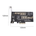 thumbnail image 2 of Tarjeta de expansión M.2 NVME a PCI-E Adaptador PCIE M+B Key SSD 3.0 X4 SATA, 2 of 9