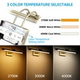 thumbnail image 6 of LEONLITE 3CCT LED Picture Light, Dimmable Artwork Lamps, 2700K/3000K/4000K Selectable, Plug-n-Play & Hardwire, 6 of 7
