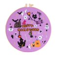 thumbnail image 1 of EZLIFE Kit de bordado de Halloween, punto de cruz estampado, juego de bricolaje para Halloween S7X3, 1 of 7