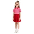 thumbnail image 2 of MEZZALL Girls Pleated Skirt For School Elastic Waist Casual Daily Wear Children A-Line Mini Skirt For Girls Kids Adorable Skirts, 2 of 5