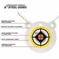thumbnail image 4 of Ez Aim 6" Hardrock Ar500 Steel Gong Shooting Target, 4.2 Lbs., Multi, 4 of 6