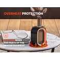thumbnail image 3 of Portable Electric Space Heater Ceramic Space Heater for Indoor Use  Overheat Protection  Tip-Over Protection  Low Noise Heating  Safe Electric PTC Ceramic Heater Fan for Office Home Room, 3 of 5