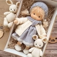 thumbnail image 1 of Decoración festiva suave lindo muñecas hechas a mano dibujos de peluches juguetes que recolectan juguetes para dormir abrazados muñecas juguete para niños niños, 1 of 6