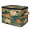 Multicolor 1, variant on ADECORIVY Vintage Peacock Storage Bin with Lid, Fabric Foldable Shelf Baskets Boxes, Flower Art Closet Lidded Storage Bins, Clothes Organizer Container with Handles for Bedroom Home