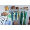 thumbnail image 7 of EZ Shelf Walk-In Hanging Closet Organizer Kit, White, 7 of 7
