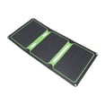 thumbnail image 3 of Solar Panel Folding Pack Charge 21W Single Crystal ETFE Three Fold Small Solar Panel Charger for Cell Phone Tablet Laptop, 3 of 10