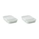 thumbnail image 3 of Caja de almacenamiento Cateissary sellada para alimentos frescos talla grande 800ML 2Conjunto, 3 of 6