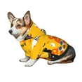 thumbnail image 7 of Fotbe Happy Halloween1 Print Small Dog Sweater Hoodies Pet Grey Hooded Soft Fleece Sweatshirts with Pocket Fall Winter Puppy Cat Sweaters Warm Clothes-X-Small, 7 of 7