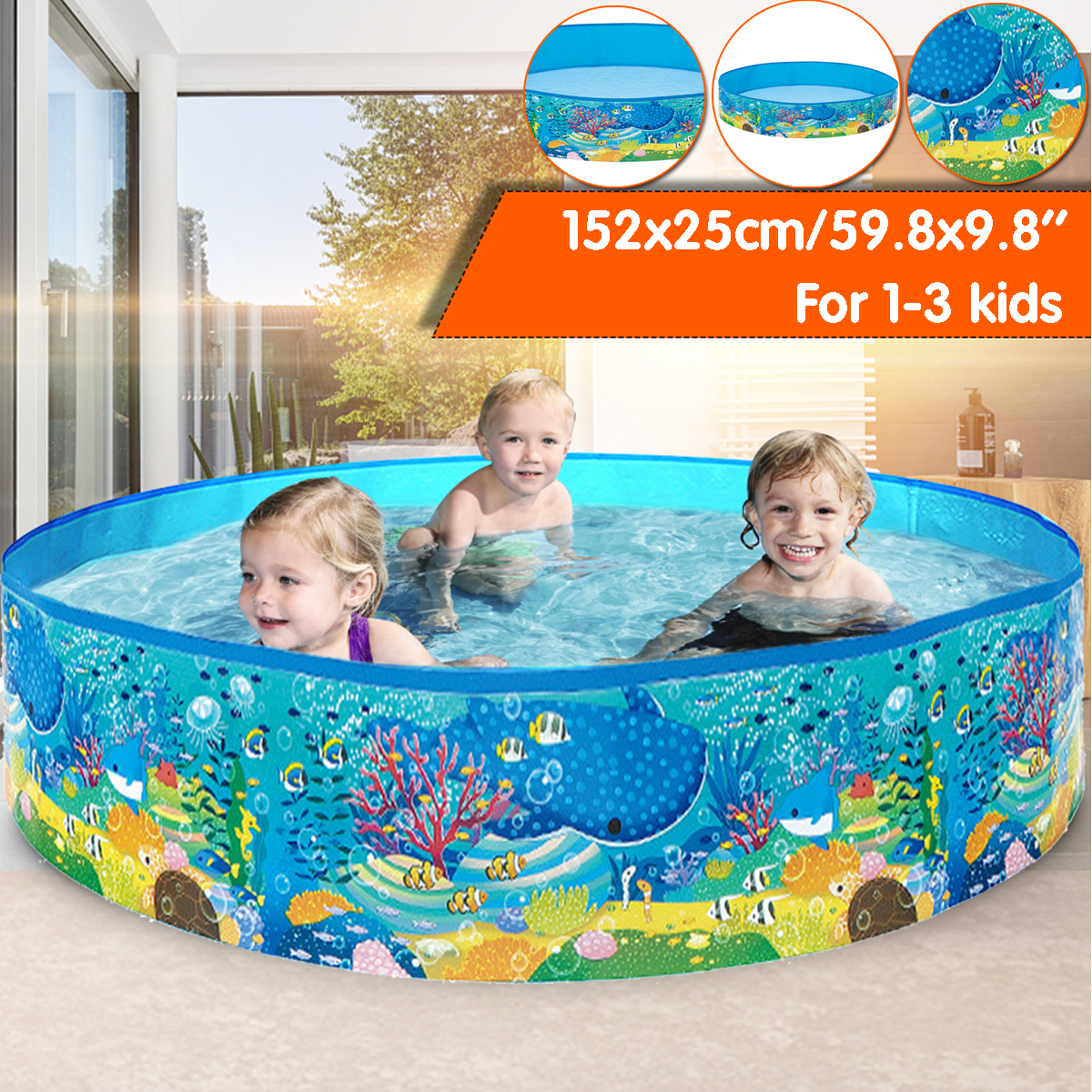 Family Swimming Pool Home Backyard Outdoor Bathing Tub Inflatable