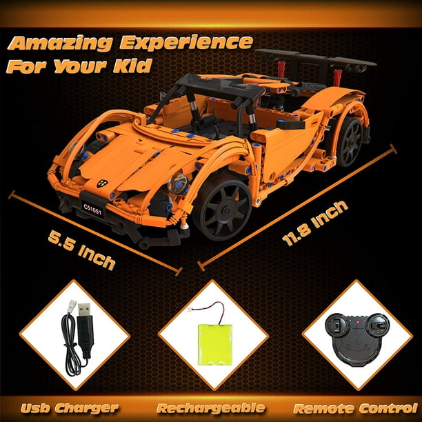 Stem Projects for Kids Ages 8 12 16 Yr - 380PCS RC Car Kits to
