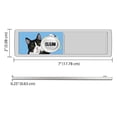thumbnail image 3 of WIRESTER Plastic Clean and Dirty Dishwasher Magnet Sign Slide Magnet, Black White Tuxedo Cat, 3 of 6
