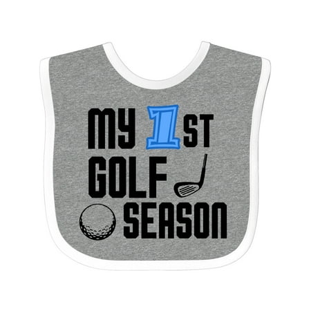 

Inktastic My 1st Golf Season Gift Baby Boy Bib