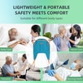 thumbnail image 6 of Size L Patient Lift Sling for Home Use, Padded U-Sling with Adjustable Head Support, Divided Leg Design for Toileting, Universal Fit, Supports up to 500 lbs, 6 of 7