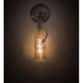 thumbnail image 1 of Meyda 172470 5W Personalized Grapevine Wine Shop Wall Sconce, Clear & Sandblasted with Custom Etch, 1 of 1