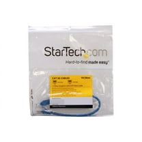 StarTech 1' Blue RJ-45 to RJ-45 Male/Male Cat5e UTP Snagless Patch Cable RJ45PATCH1