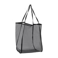thumbnail image 3 of onlyliua Breathable Mesh Beach Tote Bag Large Capacity Transparent Net Shoulder Shopper Reusable Grocery and Travel Carryall Lightweight Washable Foldable for Pool Market and Vacation, 3 of 7