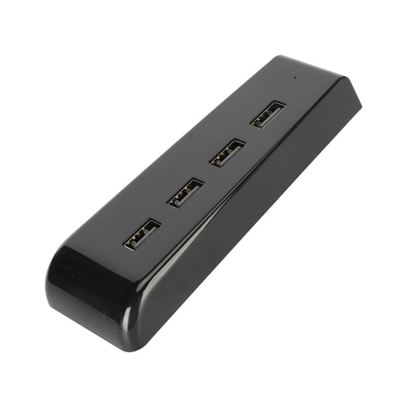 USB 2.0 High Speed Expansion Hub , Multiple Devices Available Black 4 Port Plug And Play USB Hub Delay Free For Game Console Accessories