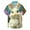 C Multicolor, variant on Idoravan Easter Shirts for Men Button Down Rabbit Print T-Shirt Men's Casual And Fashionable Easter Printed Short Sleeved Button Up Collared Shirt Top
