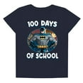thumbnail image 5 of Batman 100 Days of School Women's Loose T-Shirt, Navy, Large, 5 of 5