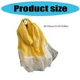 thumbnail image 3 of Embroidery Silk Scarf For Women Elegant Hijab Stole With Beaded Detailing, 3 of 20