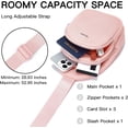 thumbnail image 2 of Sling Bag Crossbody Purse Fanny Pack for women Small Chest Bag Lightweight with Adjustable Strap Black, 2 of 8