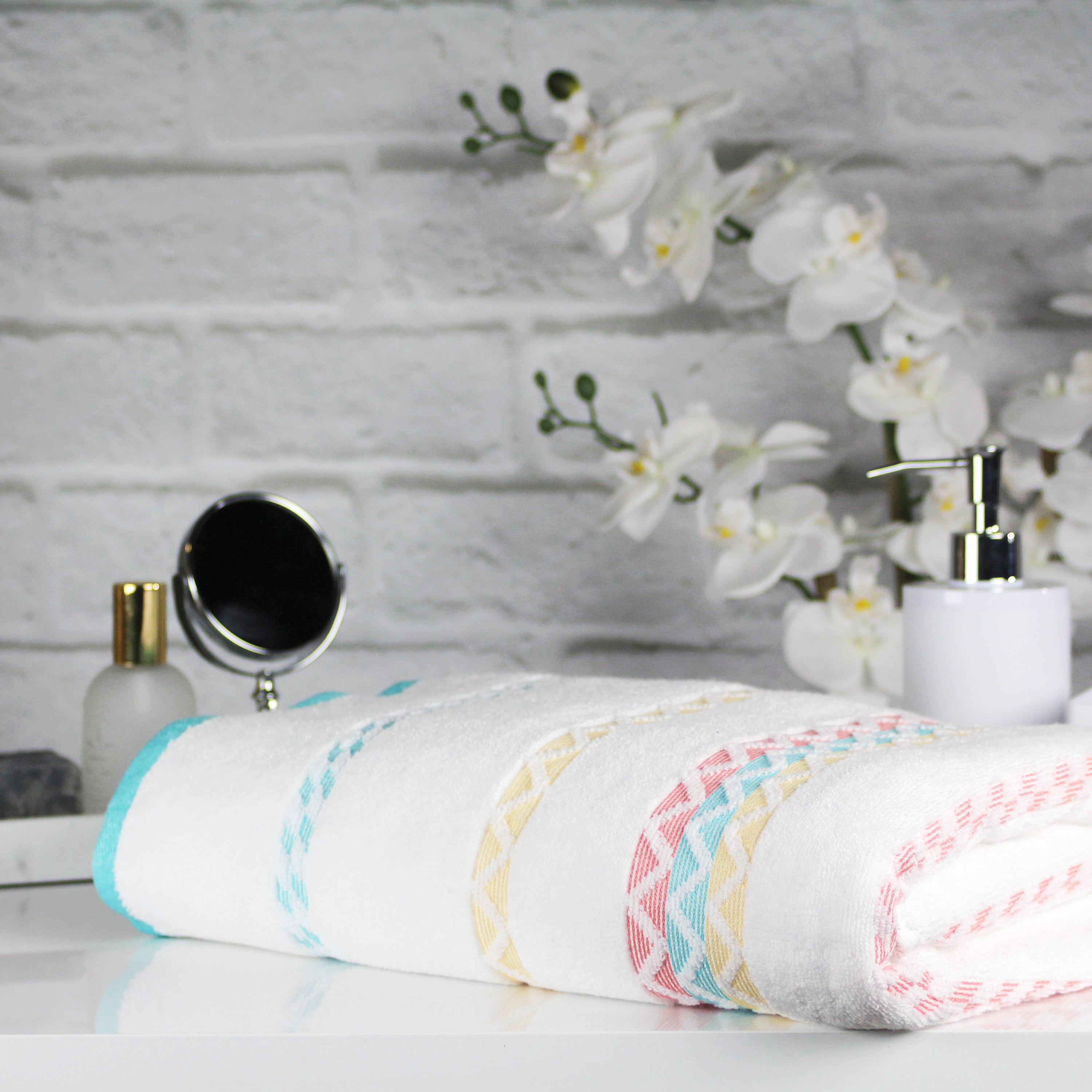 peach bathroom towels