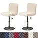 thumbnail image 3 of HFCNMY Bar Stool Covers with Backs,2 Pack Stretch Bar Stool Chair Covers,Jacquard Bar Stool Covers,Washable Bar Chair Covers Swivel Barstool Covers Slipcovers with Back Beige, 3 of 4