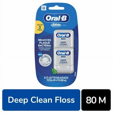 Oral-B Glide Pro-Health Deep Clean Cool Mint Dental Floss Value Twin Pack