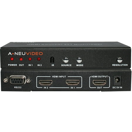 UPC: 0857391003864 | A-Neuvideo ANI-PIP-LITE 2×1 HDMI Multi-Viewer W/ PIP with 3-Year Warranty