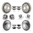 thumbnail image 1 of Transit Auto Front Rear Wheel Hub Bearing Assembly Coated Disc Brake Rotor and Ceramic Pads Shoe Kit (10Pc) for Car 2017-2020 BMW 230i xDrive Without Blue Painted Calipers - Left Right Side KBB-133351, 1 of 2