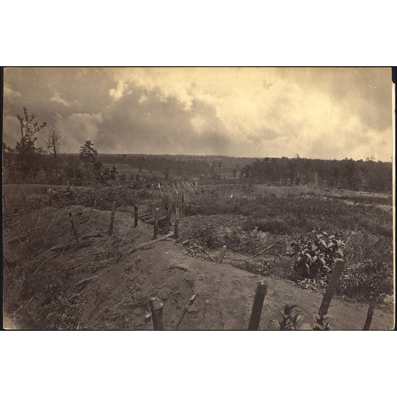 24"x36" Gallery Poster, Georgia, Atlanta Battlefield, July 22, 1864 NARA 533410