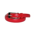 thumbnail image 2 of CTM® Ceinture Mince en Cuir pour Robe, Lot de 2, 3/4 Po, Noir + Couleur (Femmes), 2 of 5