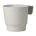 thumbnail image 4 of Almencla Railing Planter Modern Hanging Flower Pot for Farmhouse Outdoor Plants Porch 18cmx13.5cm White, 4 of 8