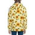 thumbnail image 6 of Kdxio European-style Pattern Sunflower Pattern Kids Boys Girls Zip Up Hoodie 3D Printed Hooded Sweatshirt Hoody Coat with Pocket 7-12 Y-Small, 6 of 6