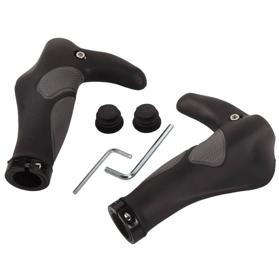 Dawot 1 pair Bike Handlebar Grips Bicycle Bar Ends Grips Ergonomic Double Lock-on Bicycle Handlebar Grips for Hybrid, E-Bikes, Mountain Bikes Anti-Slip