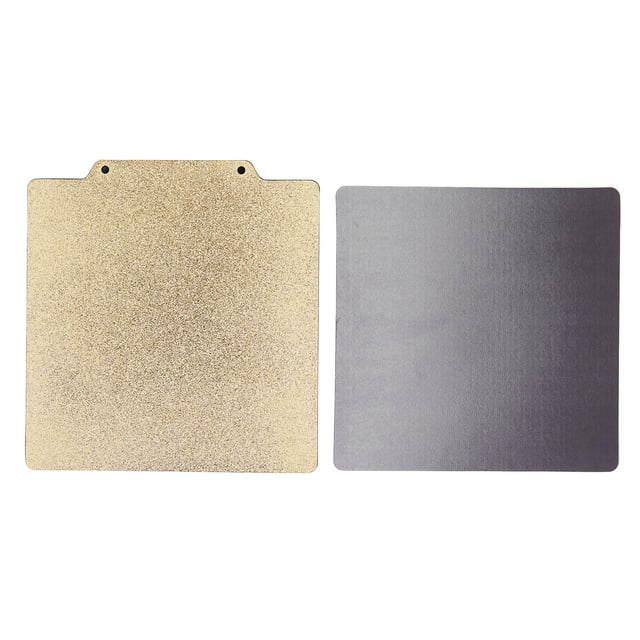Lámina de acero PEI texturizada con filamento PET de fibra de carbono de 220 x 220 mm para impresión 3D de doble capa con magnetismo suave para Anet A8 y A6.