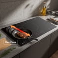 thumbnail image 6 of TECASA 36 in Built-in Induction Cooktop, 10800W Electric Cooktop 5 Burners with Boost, Touch Control Stove Top, Timer & Child Lock, Black, 6 of 15