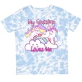 thumbnail image 3 of Inktastic My Grandma Loves Me Unicorn Girls Toddler T-Shirt, 3 of 5