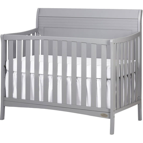 Slumber Baby Bailey 5 In 1 Convertible Crib In Dove Grey Walmart Com Walmart Com
