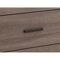 thumbnail image 4 of Bowery Hill Wood Barrel Oak Nightstand Rectangular 23.5"×21.75"×16.25" Assembled, 4 of 14