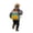 Coffee, variant on School Backpack for Teens Color Block Hiking Backpack Large Capacity Multi Pocket Casual Outdoor Travel Daypack