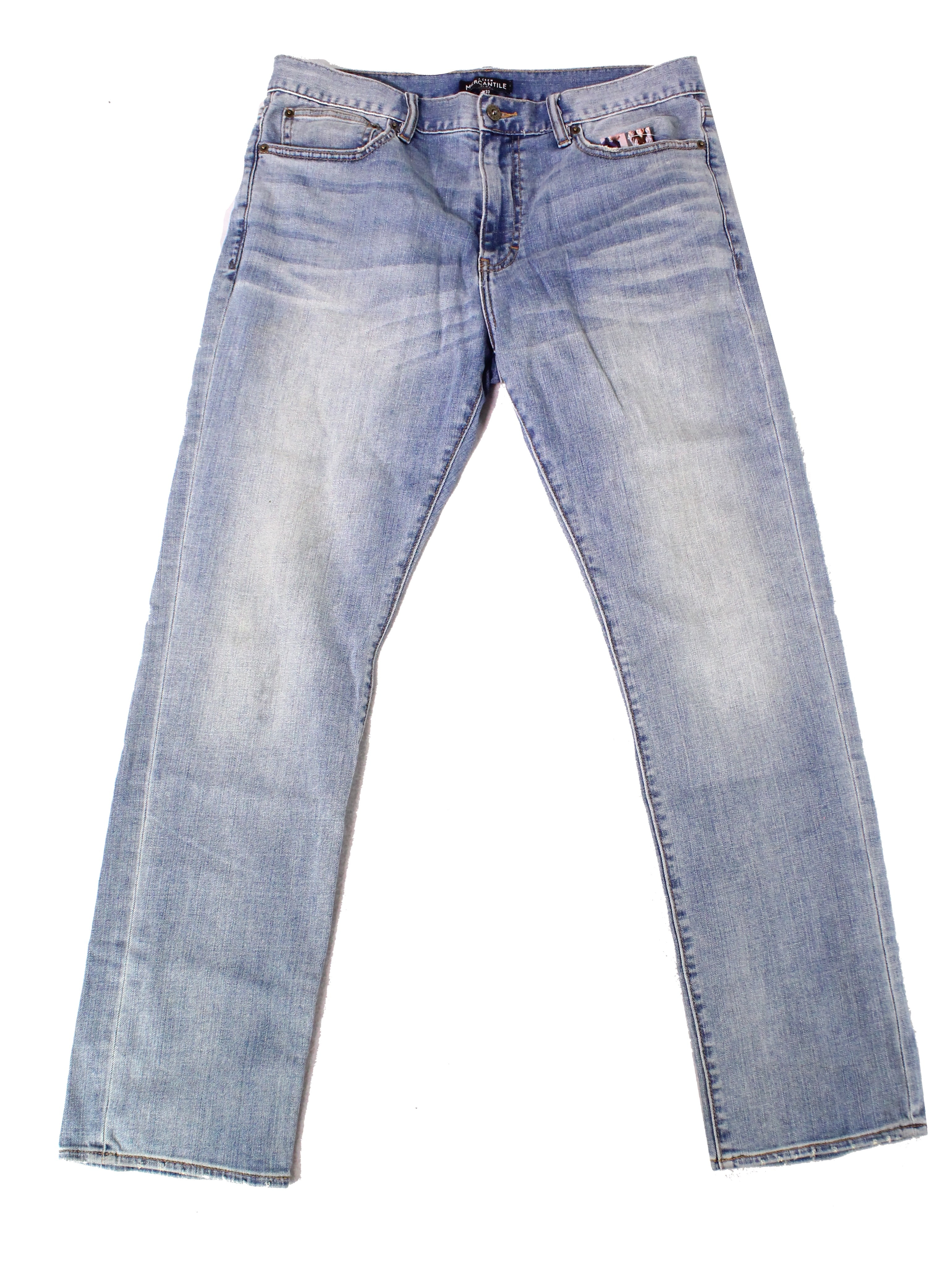 J.crew - Mens Jeans Light Wash 33x32 Classic Straight Leg Stretch 33 ...