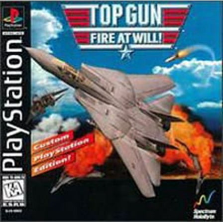 Pre-Owned TOP GUN: Fire At Will - (1996) Sony PlayStation 1 PS1 Complete in Box (CIB) - LIKE NEW