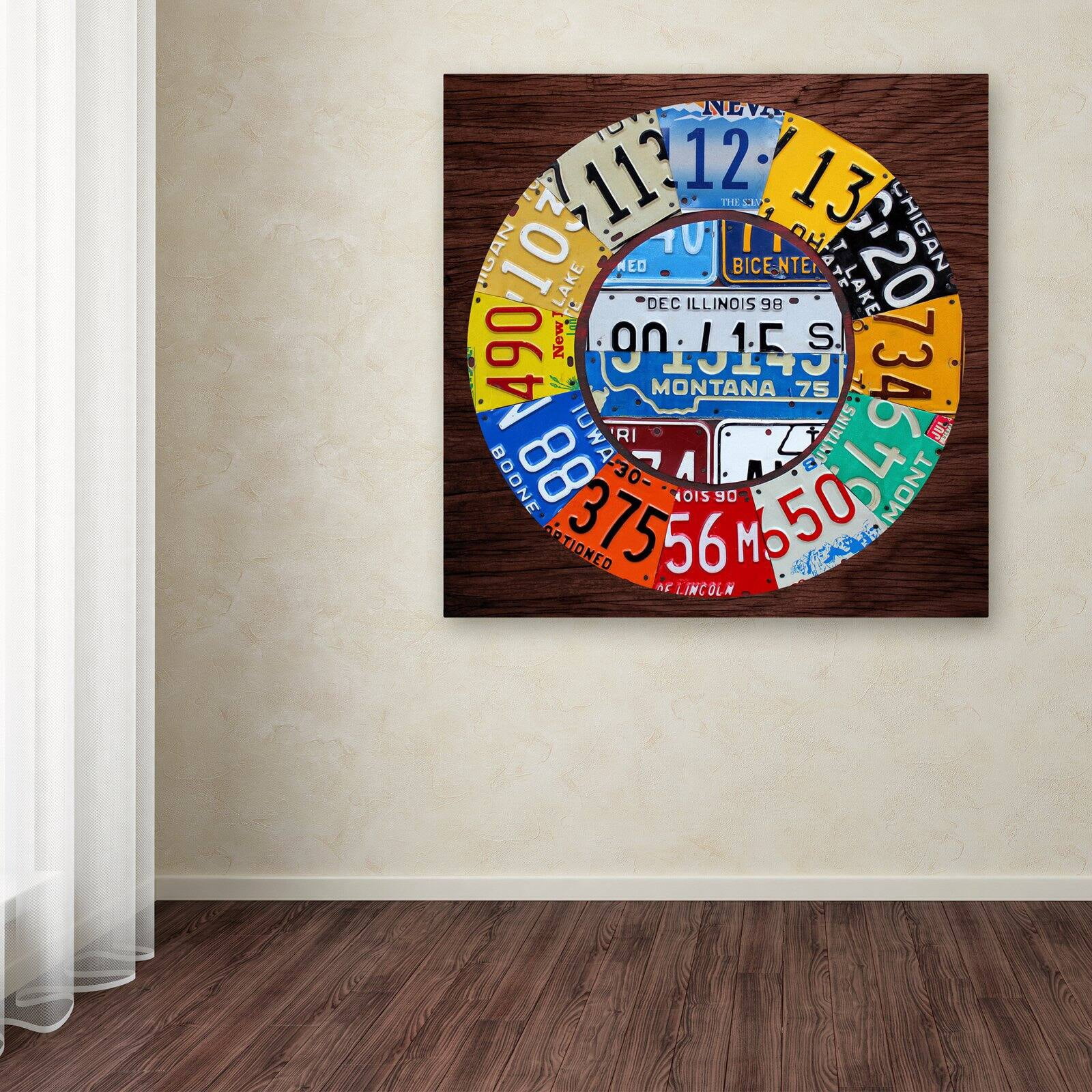 Trademark Fine Art ''Clock Square'' by Design Turnpike 24" x 24" Canvas Art (ALI1312-C2424GG)