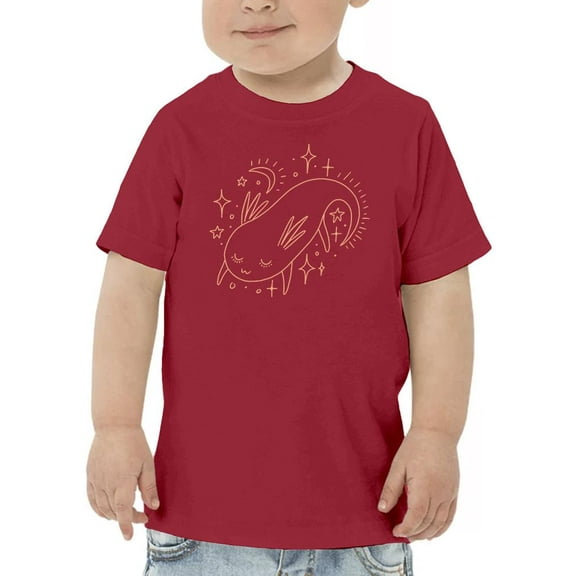 Cosmical Axolotl T-Shirt Toddler -Image by Shutterstock, 2 Toddler